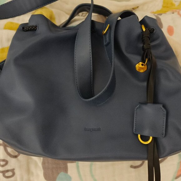 Songmont Medium Gather Bag Navy - Picture 1 of 5